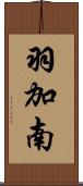 羽加南 Scroll