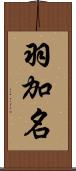 羽加名 Scroll
