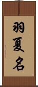 羽夏名 Scroll