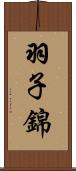 羽子錦 Scroll