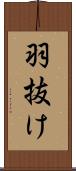 羽抜け Scroll