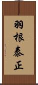 羽根泰正 Scroll