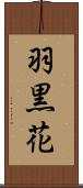羽黒花 Scroll