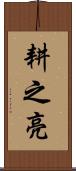 耕之亮 Scroll