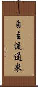 自主流通米 Scroll