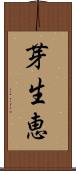 芽生恵 Scroll