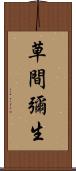 草間彌生 Scroll