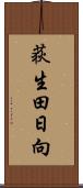 荻生田日向 Scroll