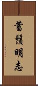 蓄鬚明志 Scroll