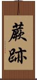 蕨跡 Scroll