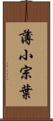 薄小宗葉 Scroll