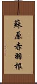 蘇原赤羽根 Scroll