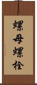 螺母螺栓 Scroll