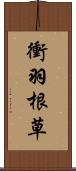 衝羽根草 Scroll