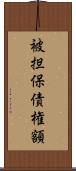 被担保債権額 Scroll