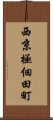 西京極佃田町 Scroll