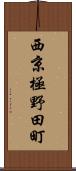 西京極野田町 Scroll