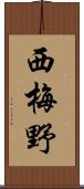 西梅野 Scroll