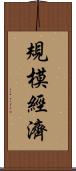 規模經濟 Scroll