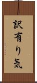 訳有り気 Scroll