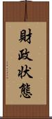 財政状態 Scroll