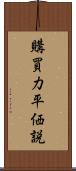購買力平価説 Scroll
