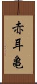 赤耳亀 Scroll