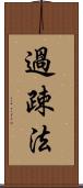 過疎法 Scroll