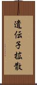 遺伝子拡散 Scroll