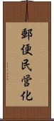 郵便民営化 Scroll