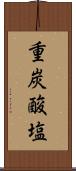 重炭酸塩 Scroll