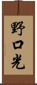 野口光 Scroll