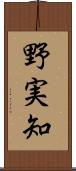 野実知 Scroll