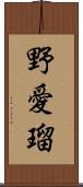 野愛瑠 Scroll