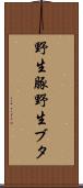 野生豚 Scroll
