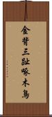 金背三趾啄木鳥 Scroll