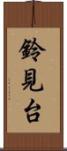 鈴見台 Scroll