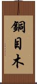 銅目木 Scroll