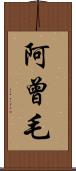 阿曾毛 Scroll