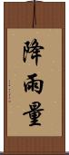 降雨量 Scroll