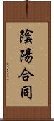 陰陽合同 Scroll