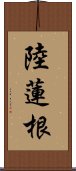 陸蓮根 Scroll