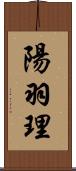 陽羽理 Scroll