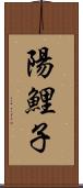 陽鯉子 Scroll