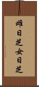 雌日芝 Scroll