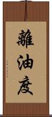 離油度 Scroll