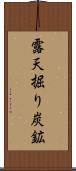 露天掘り炭鉱 Scroll