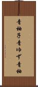 青柚子 Scroll