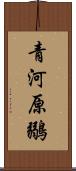 青河原鶸 Scroll