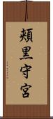 頬黒守宮 Scroll